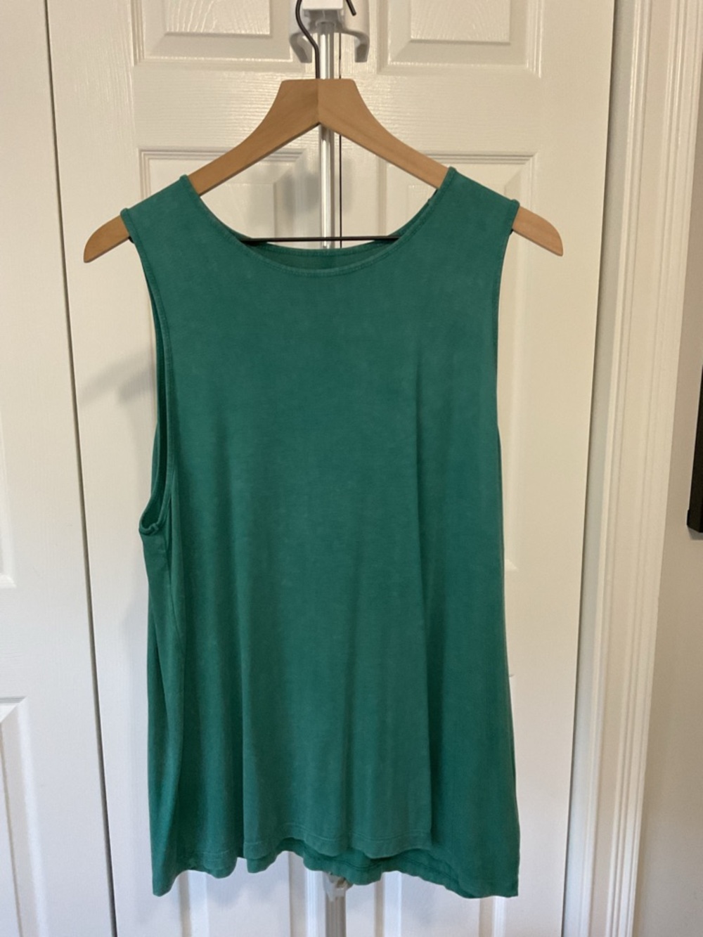 Natural Sleeveless Green Tank Top - Classic Women’s Tee
